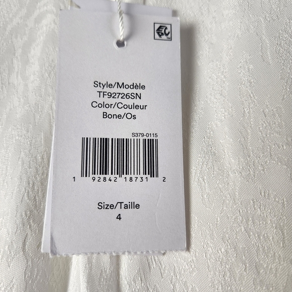 New 10 Crosby Derek Lam Bone Snake Satin TF92726SN Button-down Top - Picture 10 of 12